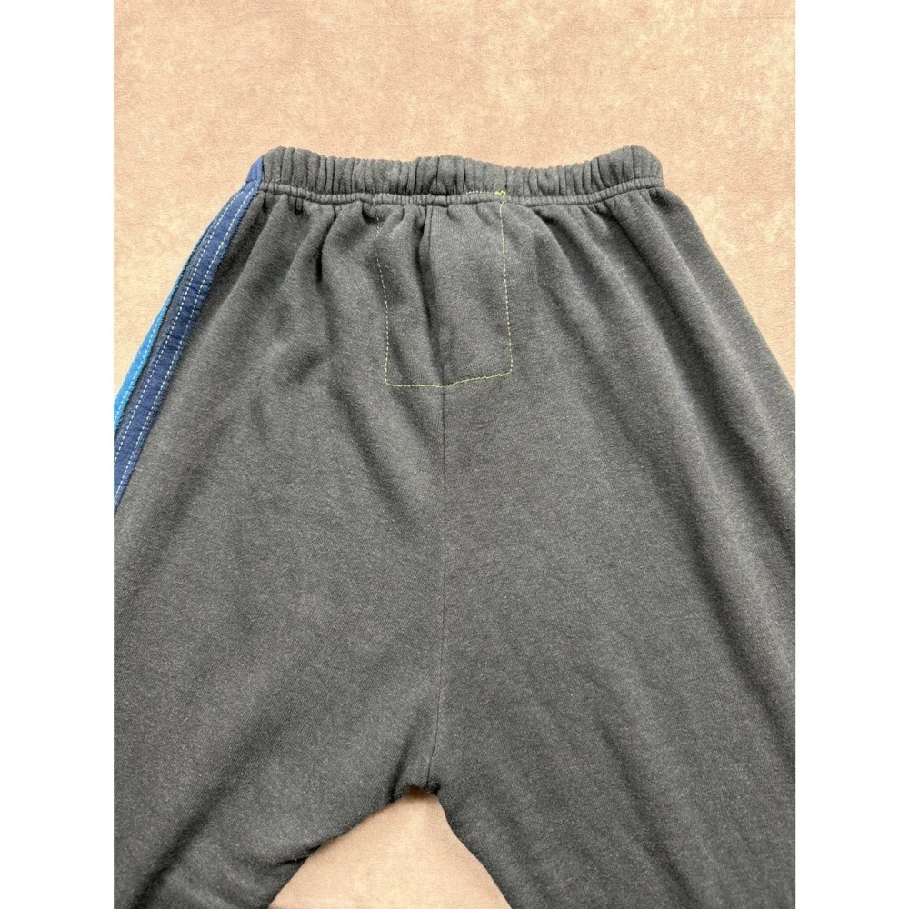 Aviator Nation Sweatpants Women XS Gray Rainbow Stripe Joggers USA Retro Sporty - Picture 8 of 12